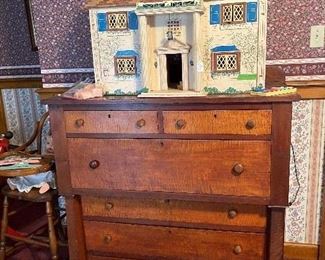 Nice antique 6 drawer chest