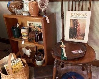 More and more primitives and great old skinny chair