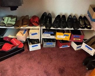 A selection of ladies shoes