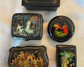Russian lacquer boxes