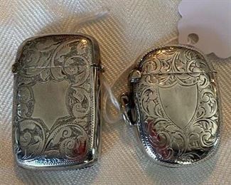 Sterling match safes