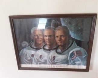 Lunar landing astronauts 