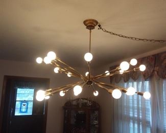 60s style chandelier 