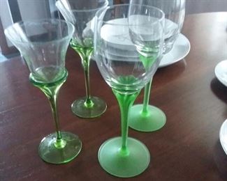 Vintage wine glasses