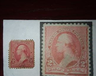 2 cent George Washington stamp