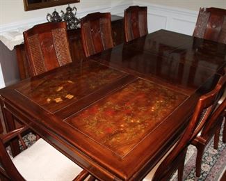 #1 - Bernhardt Hibriten "Shibui" Dining Table & 10 Chairs