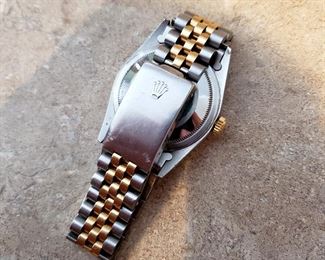 #7 - Men's Rolex 16235 Oyster Perpetual Datejust Watch - 18K gold bezel