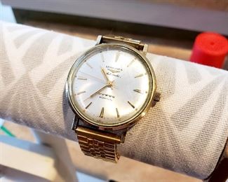 #8 - Vintage Men's Longines Admiral 5 Star Automatic Watch - 10K gold filled