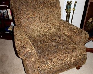 #23 - Paisley Upholstered Armchair #1