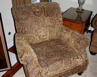 #24 - Paisley Upholstered Armchair #2