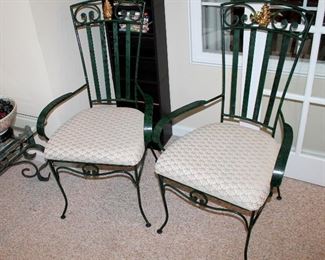 #28 - Pair of Iron Chairs