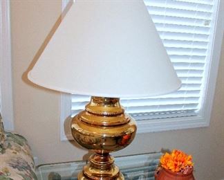 #31 - Pair of Brass Table Lamps