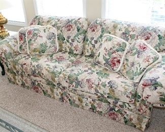 #32 - Floral Upholstered Sofa