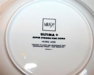 #34 - Mikasa Ultima+ "Jade" Dishes - 58 pieces