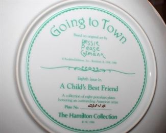 #41 - Bessie Pease Gutmann Collector Plates - Set of 8