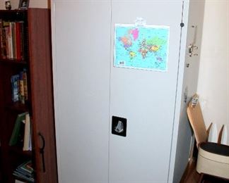 #46 - Metal Filing Cabinet & 2 Storage Cabinets Lot