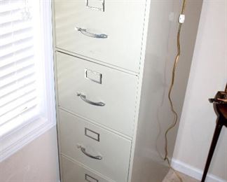 #46 - Metal Filing Cabinet & 2 Storage Cabinets Lot
