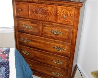 #50 - Oak Chest-of-Drawers