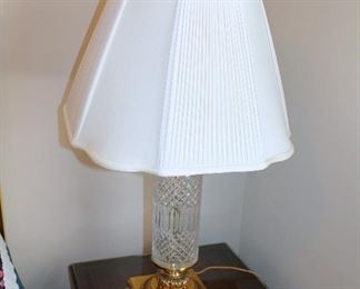#52 - Crystal & Brass Table Lamps