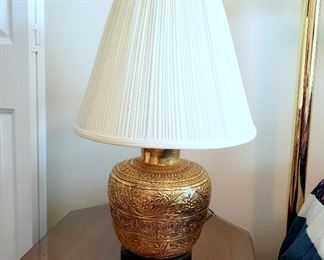 #52 - Crystal & Brass Table Lamps