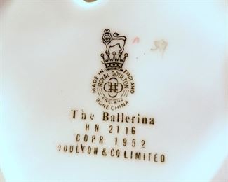 #64 - Royal Doulton "The Ballerina"