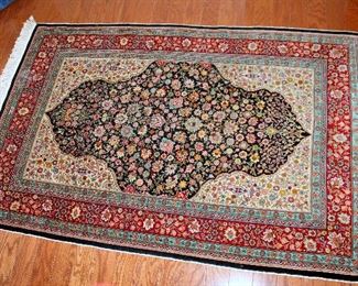 #70 - Small Oriental Silk Rug - 3' 3" x 5' 8.5"