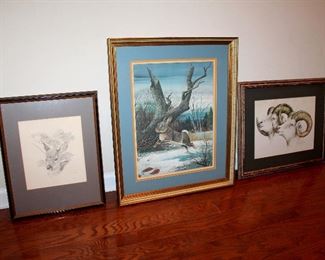 #78 - Wilflife Artwork - Lot of 3