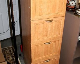 #79 - Wood Filing Cabinet
