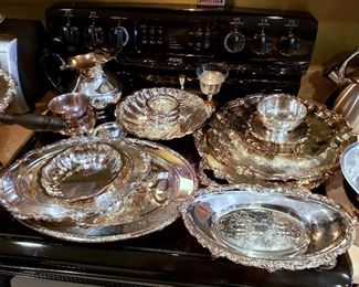 #60 - Silverplate Serving Pieces
