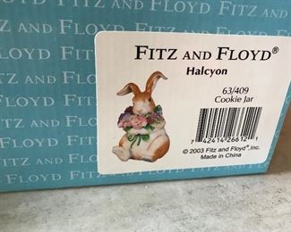 Fitz and Floyd Halcyon Cookie Jar $30.00