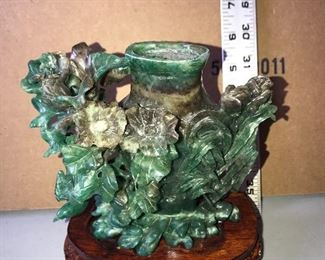 Jade vase $400.00