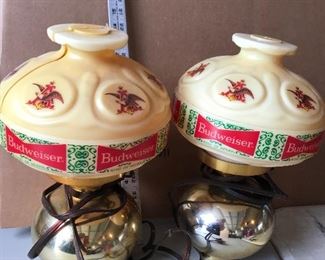 Two Budweiser Table Lamps Both $60.00