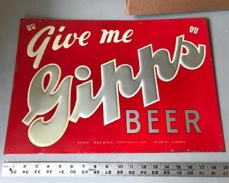 Give me Gipps Beer Sign $225.00