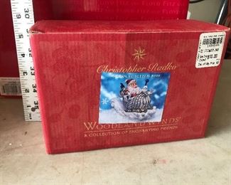 Christopher Radko Stardust Sleigh Ride Woodland Winds $6.00