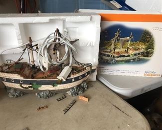 Dept. 56 Boat, has broken pieces $10.00