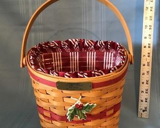 Longaberger Glad Tidings Basket $14.00