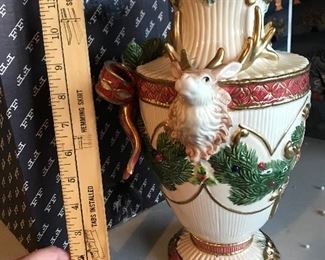 Fitz and Floyd Deer Vase $40.00