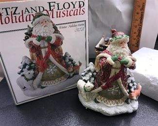 Fitz and Floyd Winder Holiday Series Musical Oh Holy Night $45.00