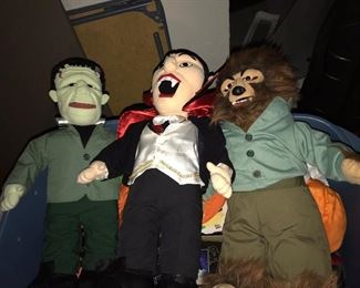 3 Plush Monsters $15.00