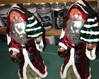 Two Glass Santa $20.00
