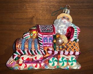 Christopher Radko Candyland Junction Santa $22.00