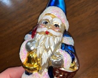 Santa with Basket and Bell $6.00