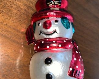 Snowman Polka Dotted Scarf $5.00