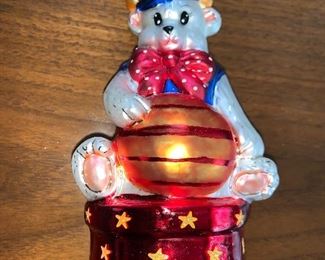 Bear on Box with Ball $15.00