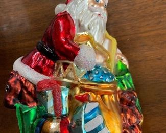 Santa with Sailboat and Toys $7.00