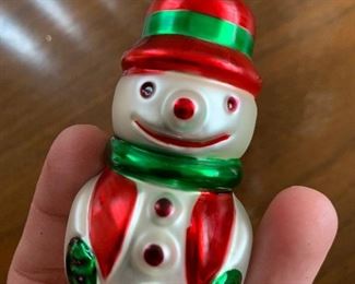 Snowman with red buttons $5.00