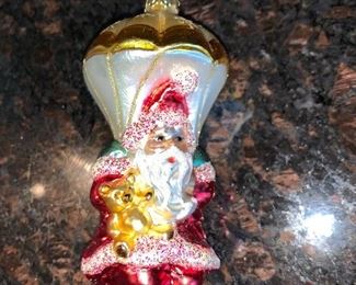 Christopher Radko Santa Parachuting $16.00