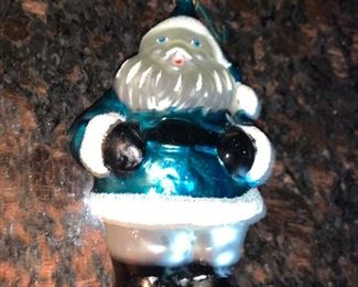 Blue Santa $5.00