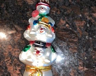 Three Snowman $8.00