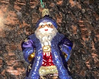 Blue Coat Santa $15.00